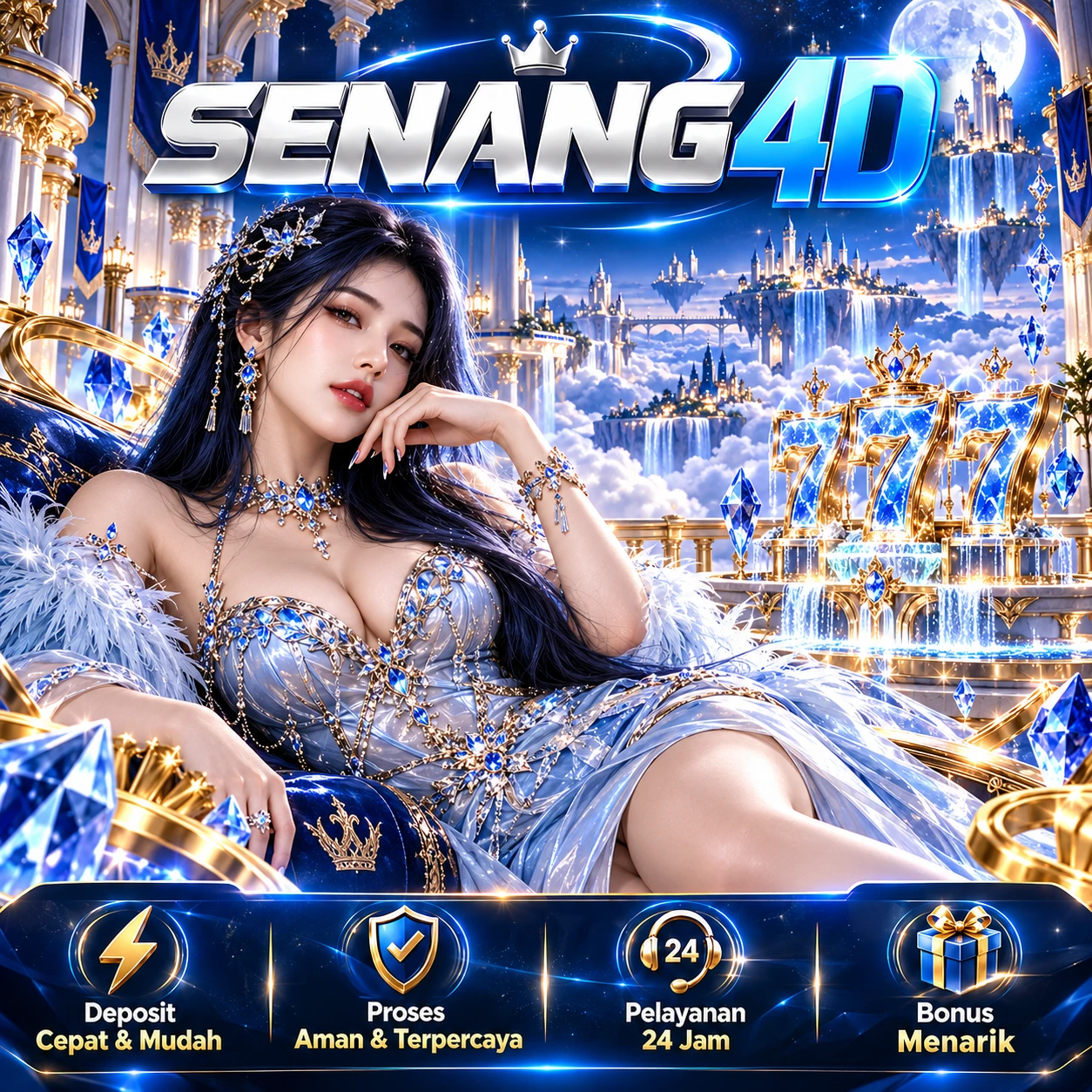 Ilustrasi resmi SENANG4D — Ruang WD